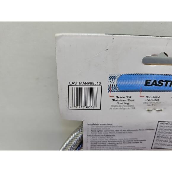Eastman • 5' Ice Maker Connector Hose • 1/4" Inlet (0247027, PN: 98516) [D5] - Picture 6 of 12